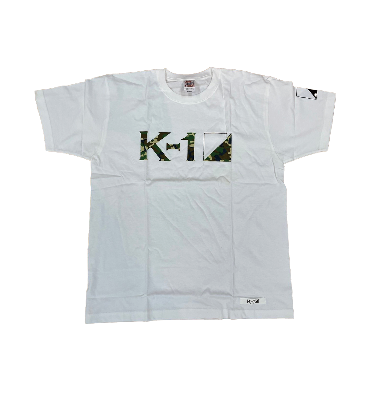 K-1ロゴＴシャツ(迷彩)  ホワイト