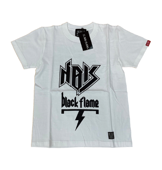 武尊×BLACKFLAME Tシャツ 白